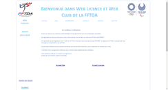 Desktop Screenshot of licence-web-fftda.logoss-consulting.com